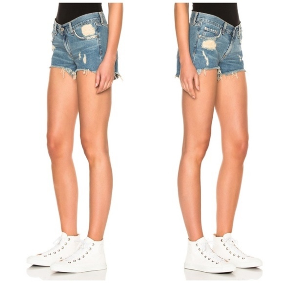Rag & Bone Cutoff Jean Denim Shorts in Winnie - Picture 2 of 8